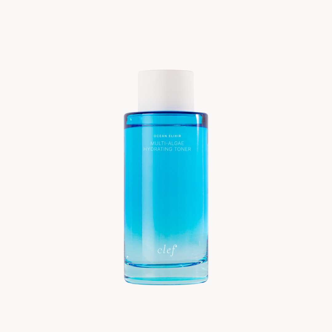 CLEF Ocean Elixir Hydrating Toner bottle