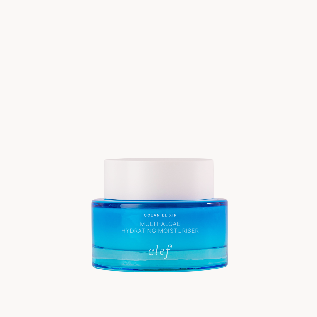 CLEF Ocean Elixir Hydrating Moisturiser jar