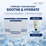 CLEF Soothe & Hydrate Hydrogel Cooling Mask – pack of 3