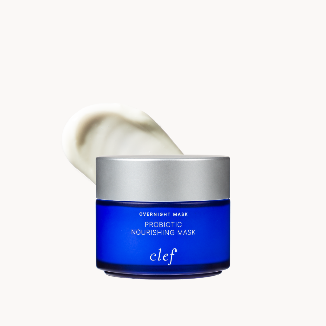 CLEF Probiotic Nourishing Overnight Mask jar