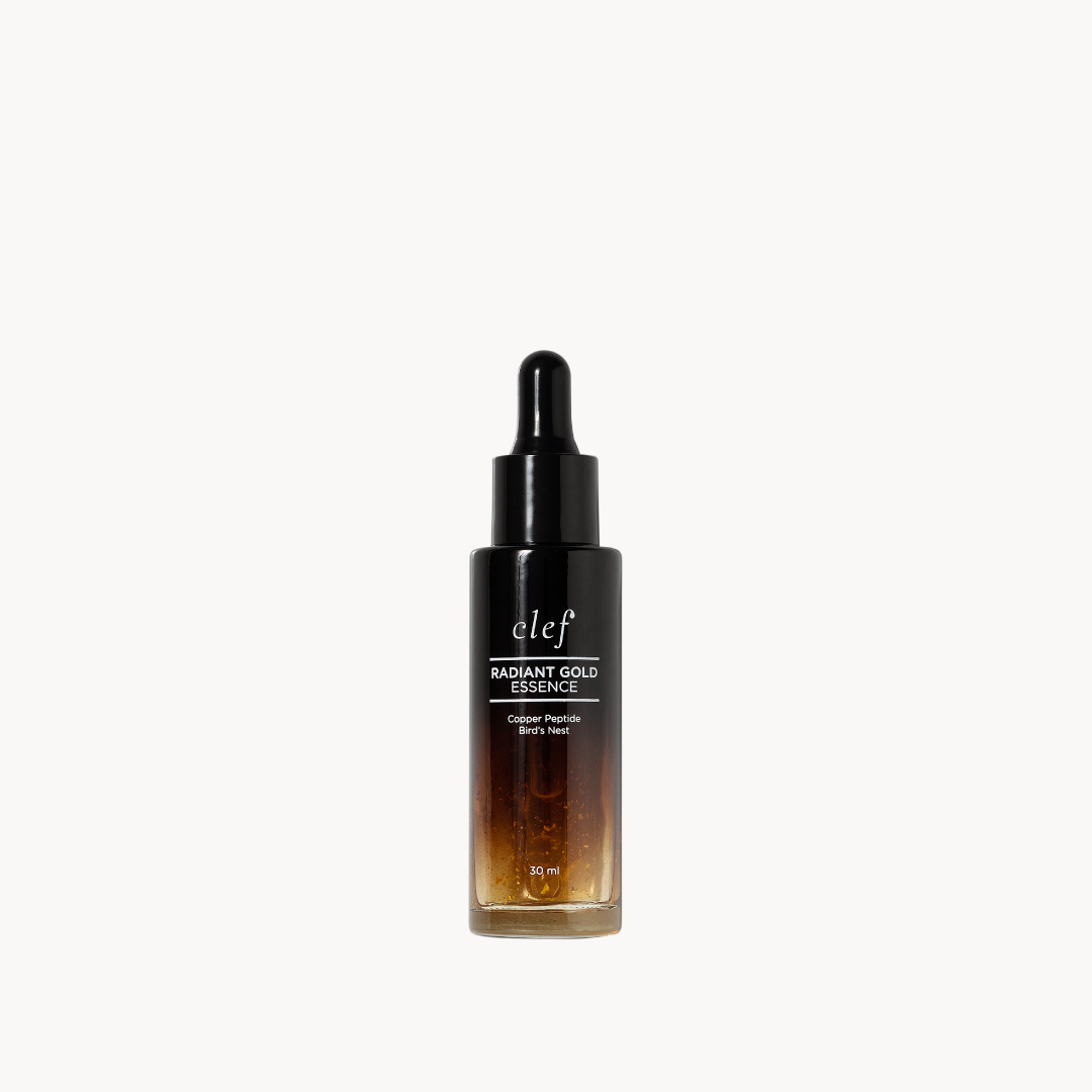 CLEF Radiant Gold Essence Anti-Aging Serum bottle