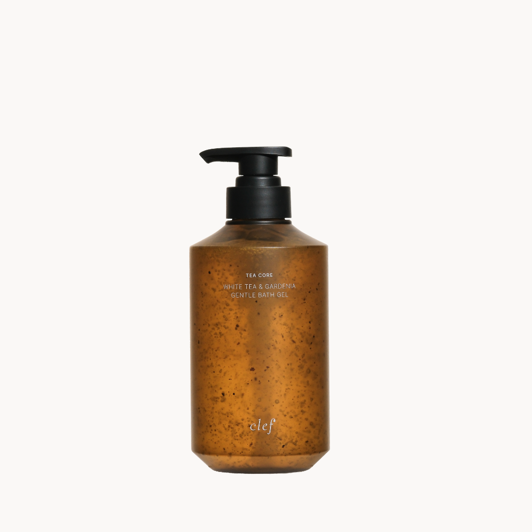 CLEF Tea Core White Tea & Gardenia Body Wash 500ml bottle