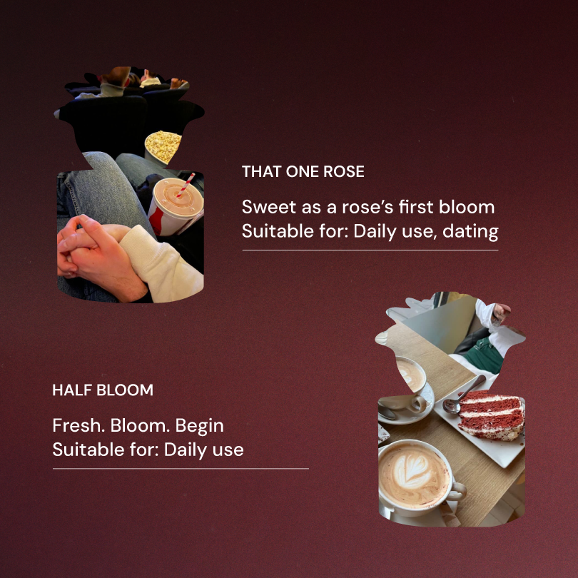CLEF Half Bloom 50ml rose perfume – A Rose For Every Stage collection, key feature 7