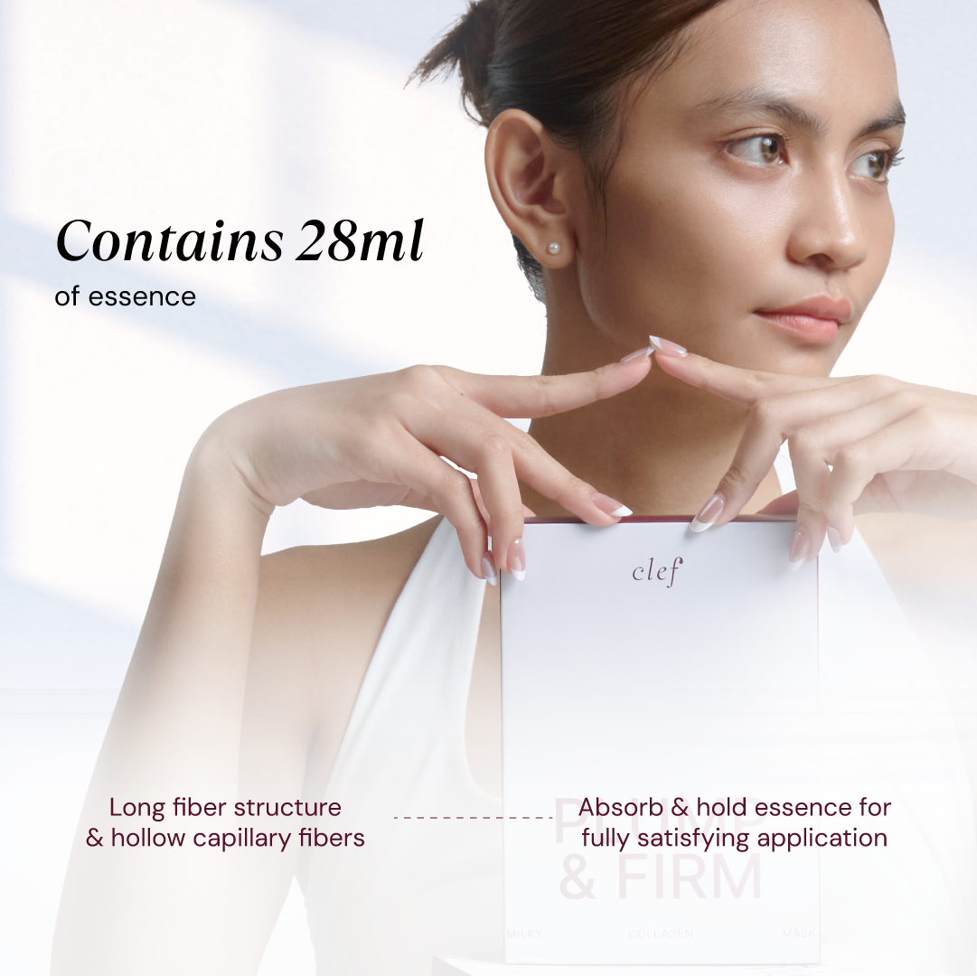 CLEF Plump & Firm Milky Collagen Sheet Mask, key benefit 5