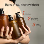 CLEF Tea Core Oolong Tea & Rose Body Wash 500ml – Tea Core collection key feature 3