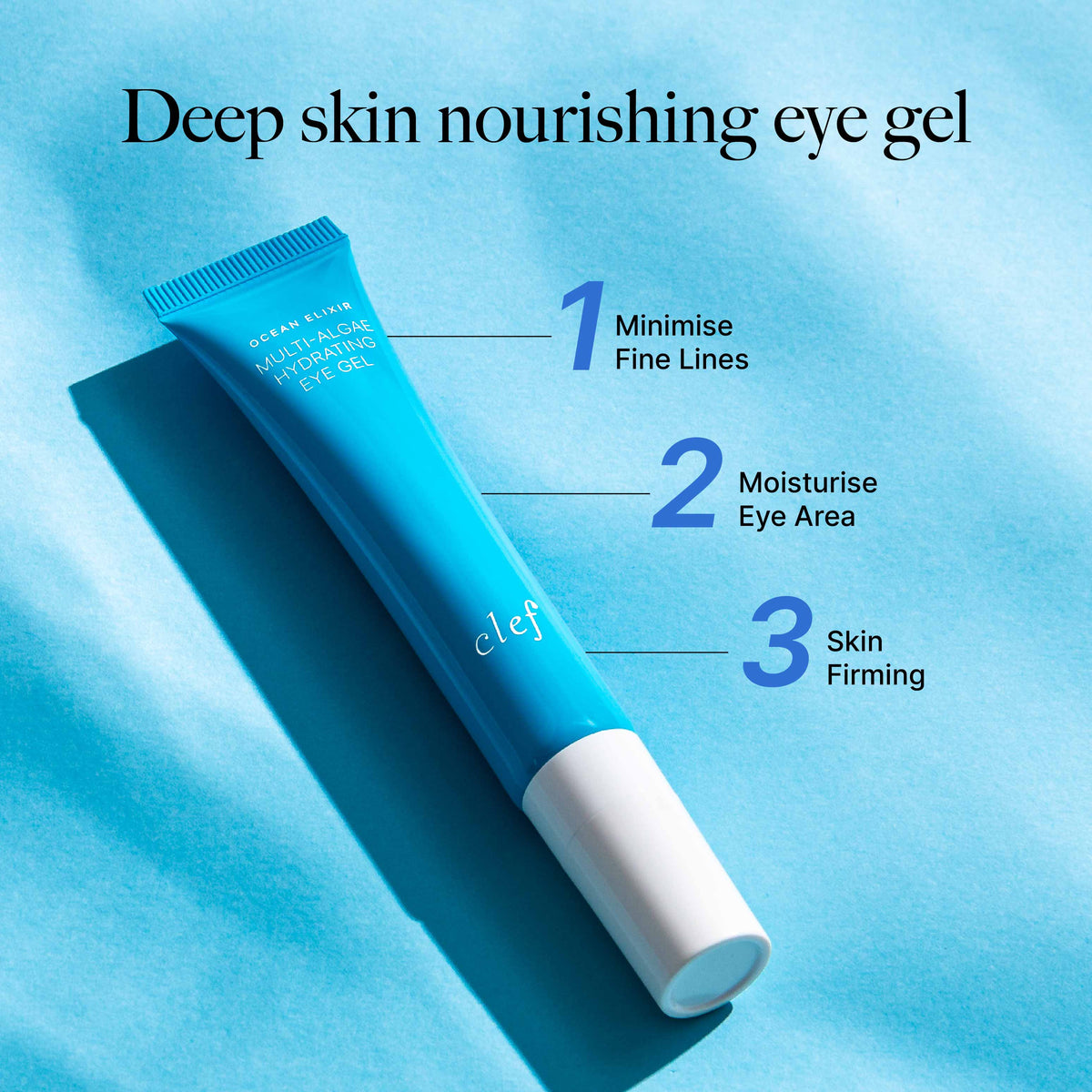 CLEF Ocean Elixir Hydrating Eye Gel, key benefits
