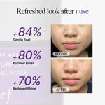 CLEF Canadian Purple Clay Purifying Mask, visible results